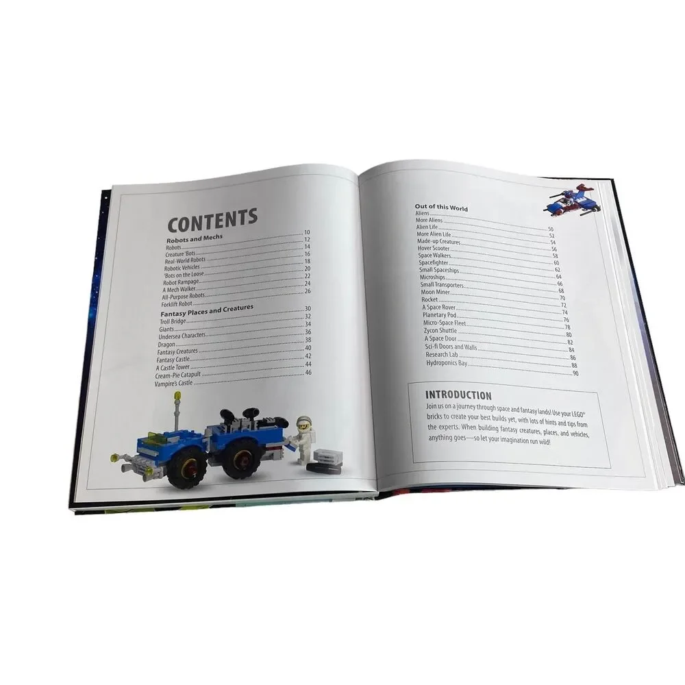 Out of this World LEGO Book (Target exclusive) Hardback Book With Ship Build